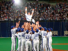立浪選手引退試合
